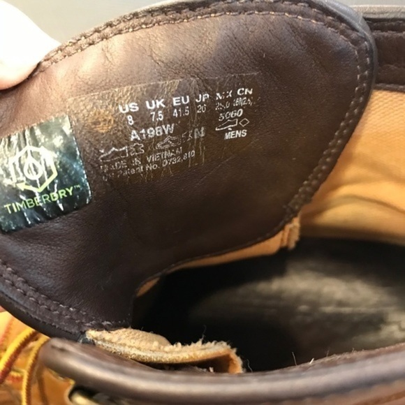Timberland Men’s Timberdry Boots Size 8 - Picture 13 of 13